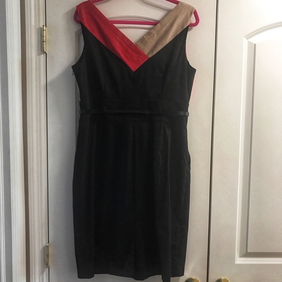 Tahari by Arthur S. Levine- Colorblock Dress - Picture 2 of 7